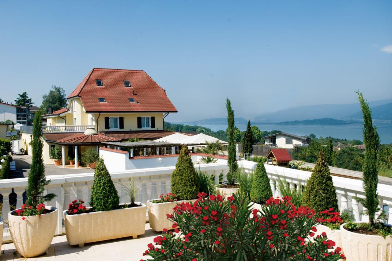 Restaurant-Hotel Seeblick Morigen エクステリア 写真