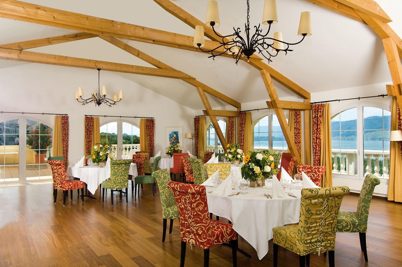 Restaurant-Hotel Seeblick Morigen エクステリア 写真